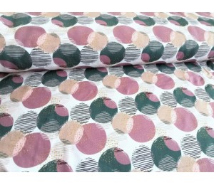 French Terry - Dots altrosa